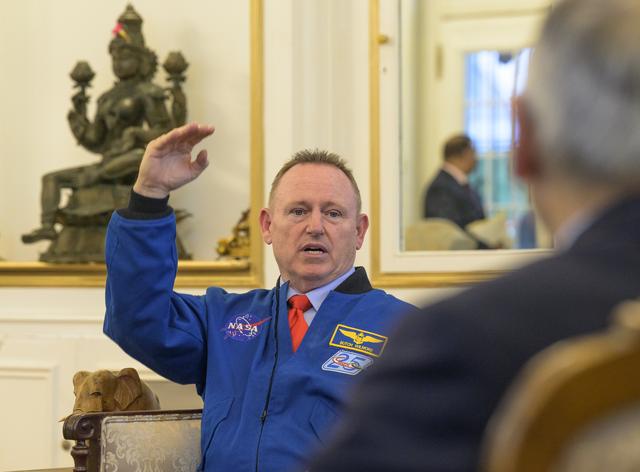 NASA image: Expedition 72 Crew attend event at Indian Ambassadors’ Residen
