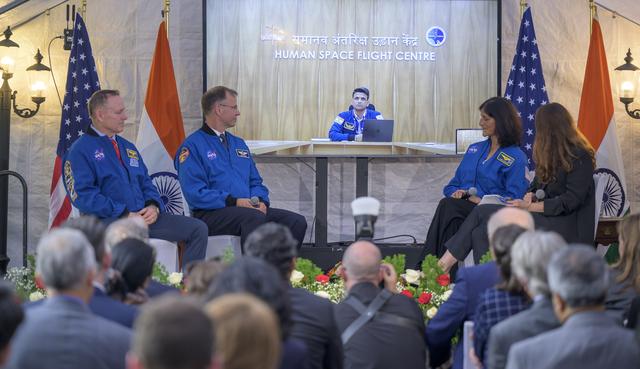 NASA image: Expedition 72 Crew attend event at Indian Ambassadors’ Residen