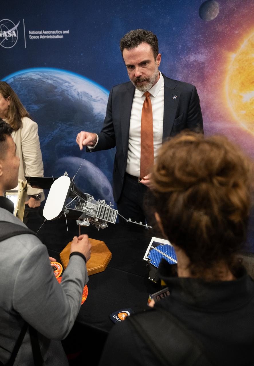 Attendees view exhibits during NASA’s Day on the Hill, Tuesday, Sept. 16, 2025, at the Hart Senate Office Building in Washington.  Photo Credit: (NASA/Joel Kowsky)