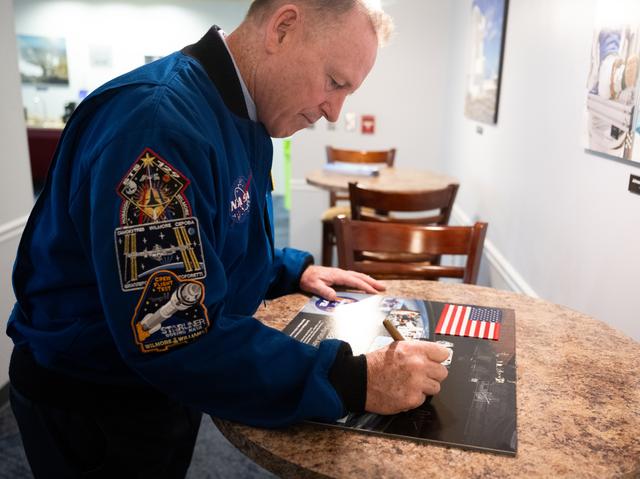 Expedition 72 NASA Astronauts with Agency Leadership