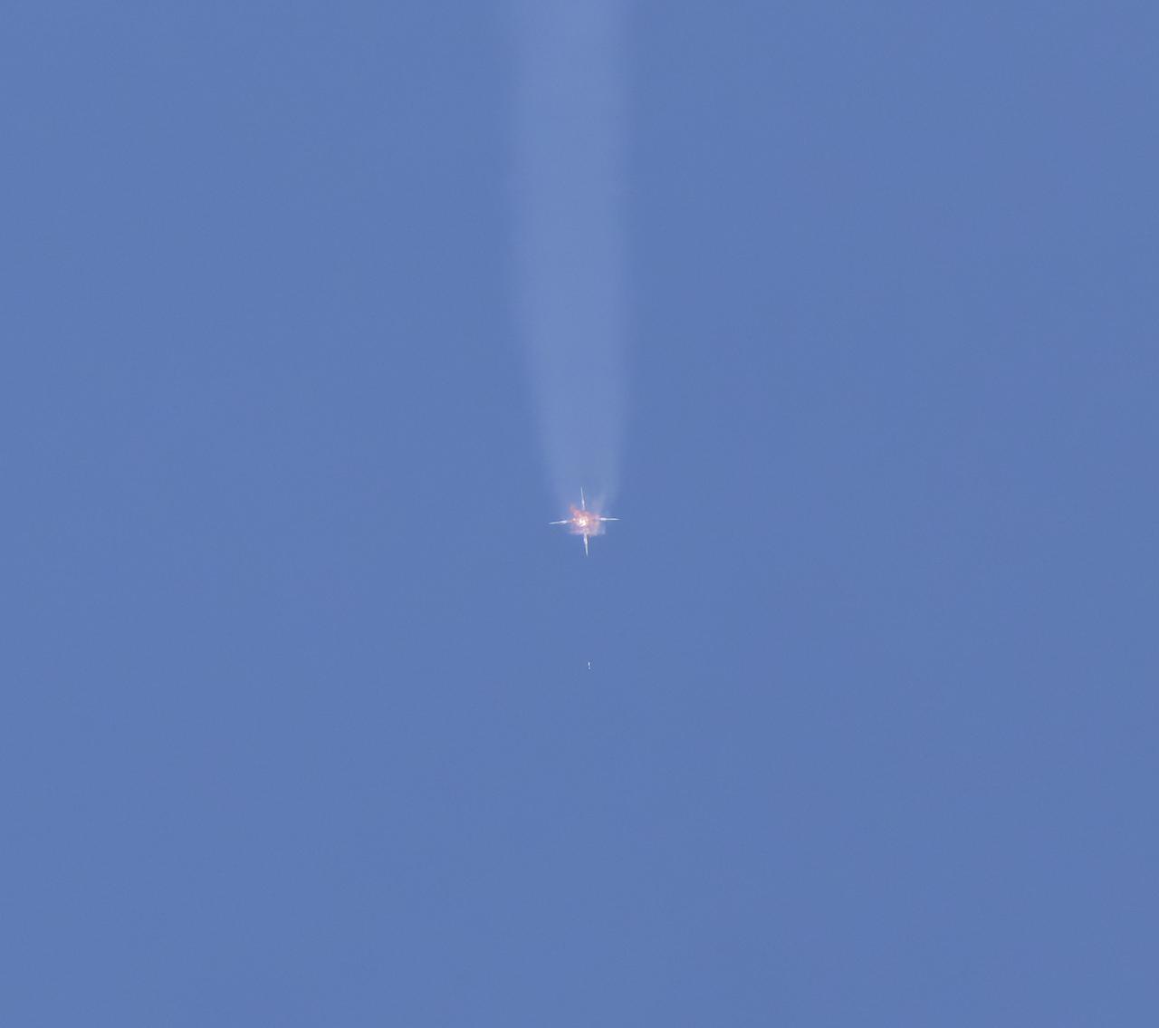 The Soyuz rocket launches to the International Space Station with Expedition 74 crew members: NASA astronaut Chris Williams, Roscosmos cosmonauts Sergey Kud-Sverchkov and Sergei Mikaev, onboard, Thursday, Nov. 27, 2025, at the Baikonur Cosmodrome in Kazakhstan. Photo Credit: (NASA/Bill Ingalls)