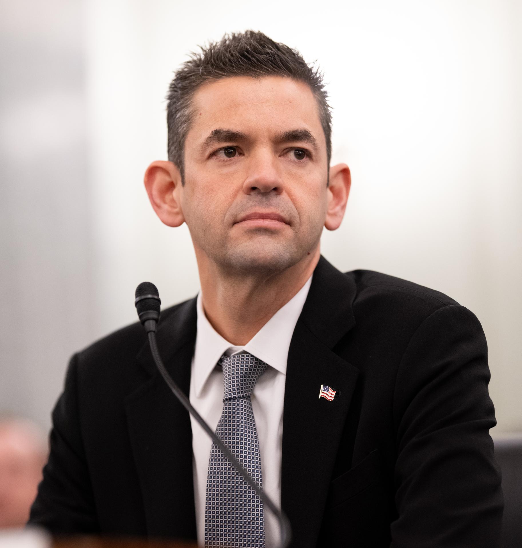 Jared Isaacman, President Donald Trump’s nominee to be the next administrator of NASA, appears before the Senate Committee on Commerce, Science, and Transportation, Wednesday, Dec. 3, 2025, at the Russell Senate Office Building in Washington.  Photo Credit: (NASA/Joel Kowsky)