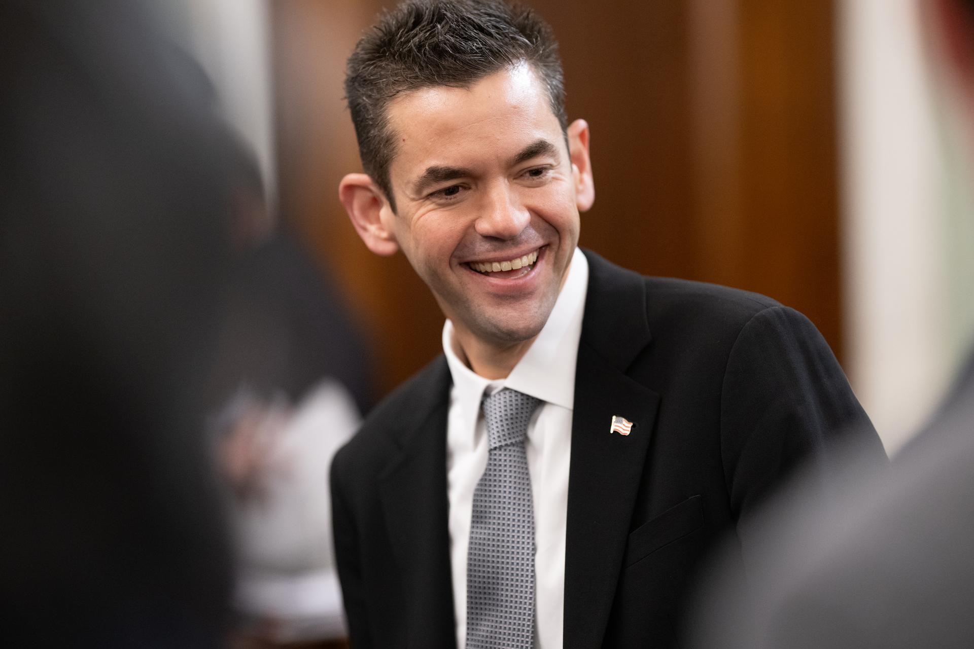 Jared Isaacman, President Donald Trump’s nominee to be the next administrator of NASA, is seen after appearing before the Senate Committee on Commerce, Science, and Transportation, Wednesday, Dec. 3, 2025, at the Russell Senate Office Building in Washington.  Photo Credit: (NASA/Joel Kowsky)