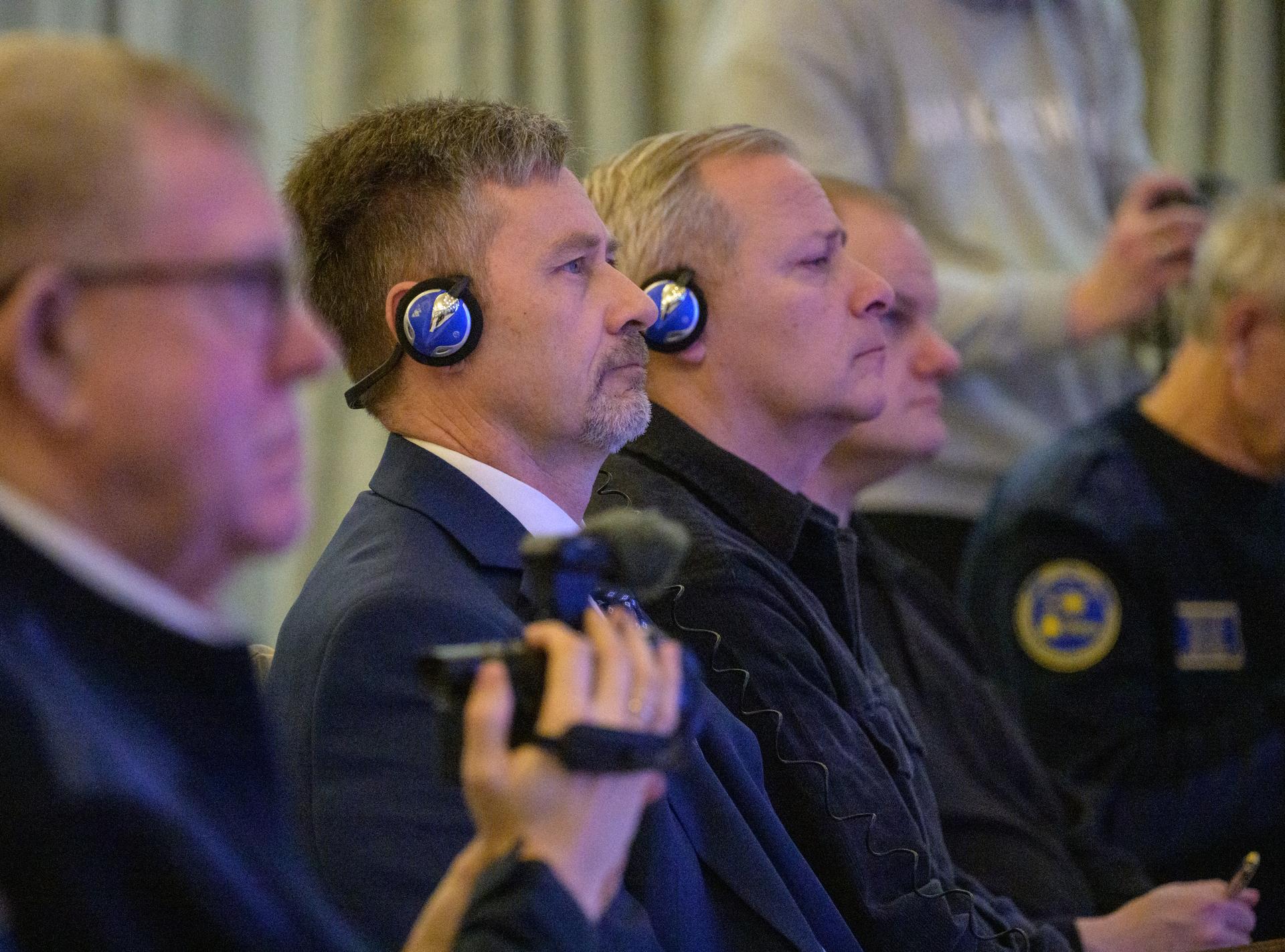 NASA Director for Human Space Flight Programs, Russia, Jay Marschke, along with Roscosmos, and Russian Search and Recovery Forces meet at the Cosmonaut Hotel in Karaganda, Kazakhstan, Sunday, Dec. 7, 2025, to discuss the readiness for the landing of Expedition 73 NASA astronaut Jonny Kim, and Roscosmos cosmonauts Sergey Ryzhikov, and Alexey Zubritsky. Photo Credit: (NASA/Bill Ingalls)