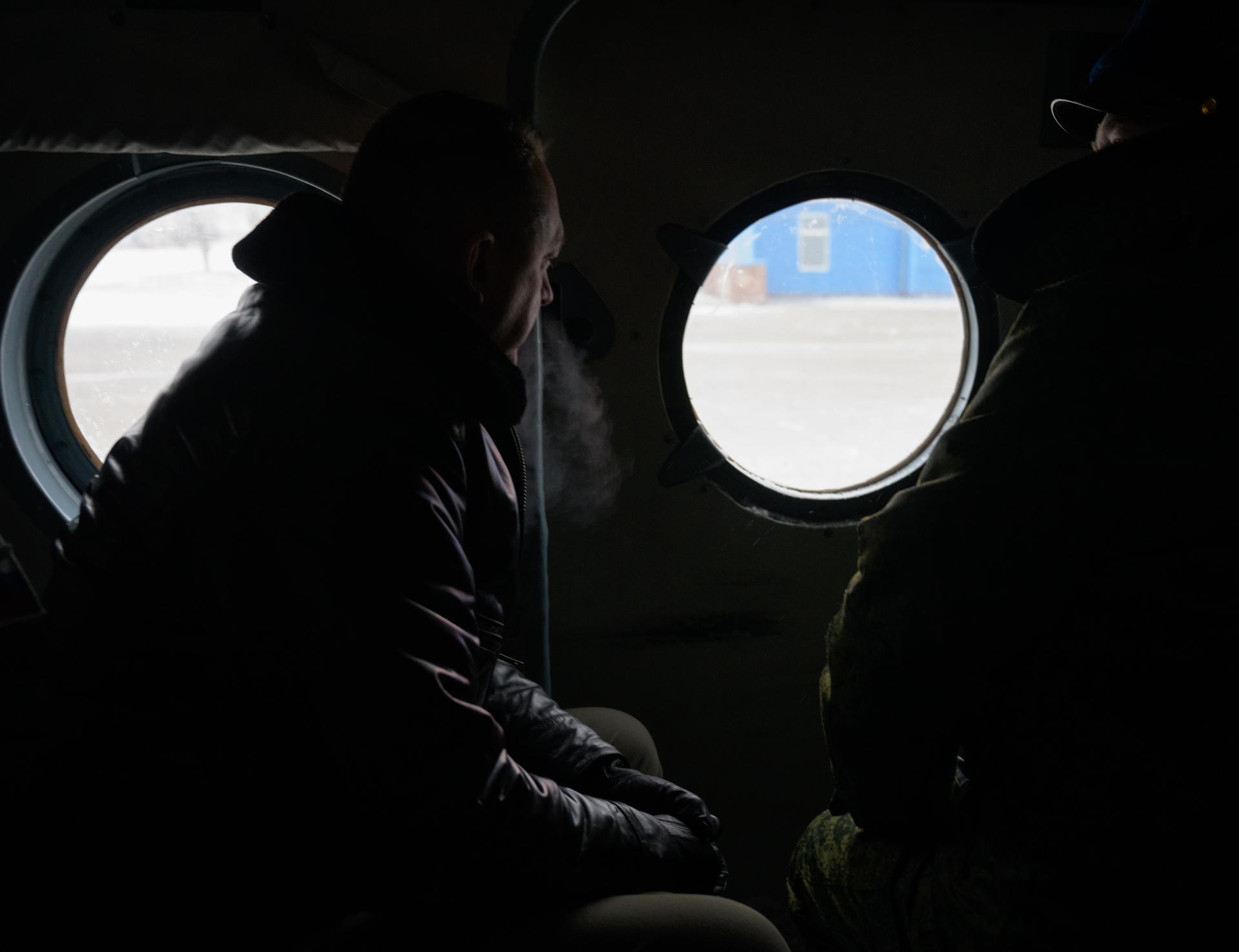 NASA, Roscosmos, Russian Search and Recovery Forces onboard Russian helicopters prepare to support the landing of Expedition 73 NASA astronaut Jonny Kim, and Roscosmos cosmonauts Sergey Ryzhikov, and Alexey Zubritsky, Tuesday, Dec. 9, 2025. The trio are returning to Earth after logging 245 days in space as a members of Expeditions 72 and 73 aboard the International Space Station. Photo Credit: (NASA/Bill Ingalls)