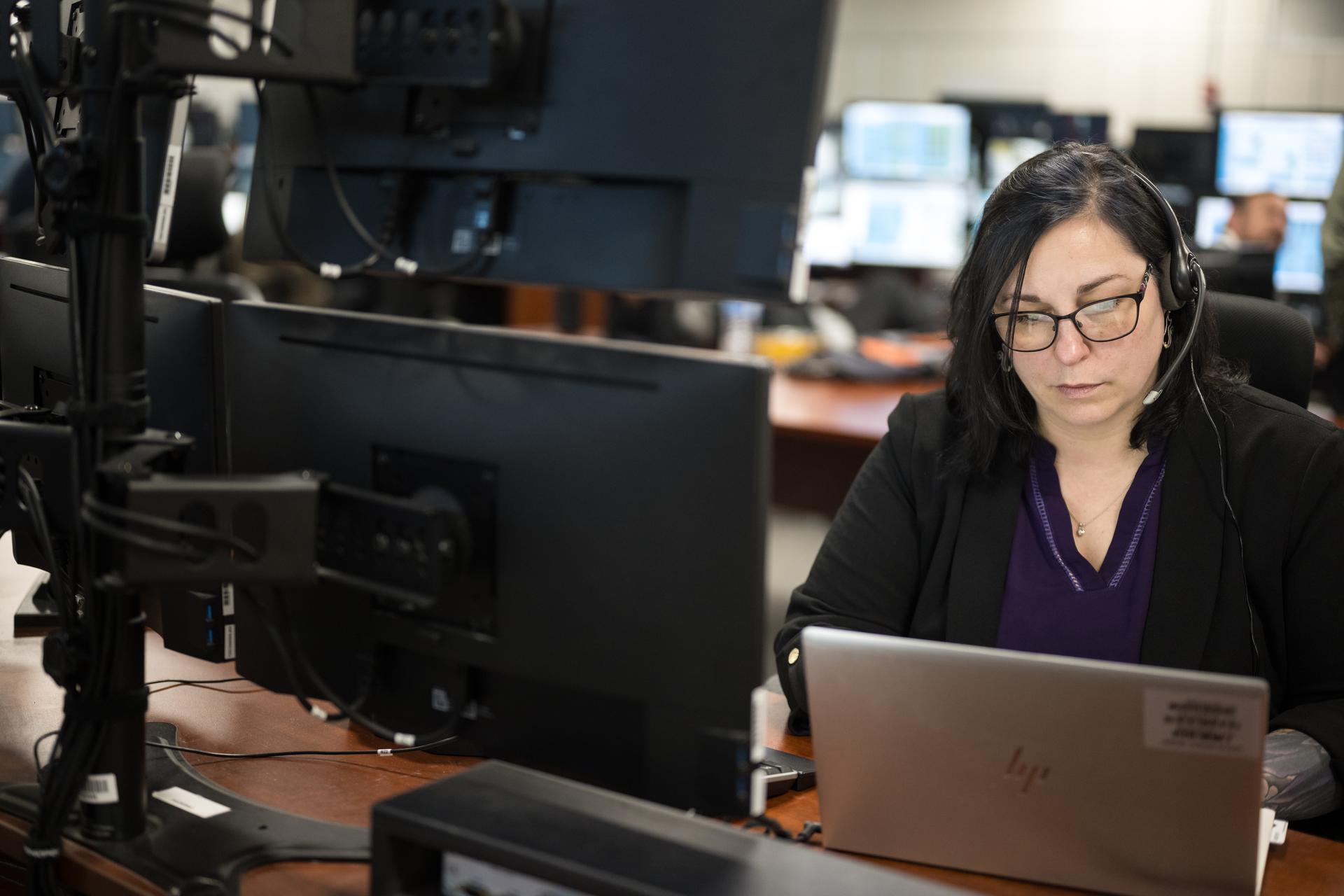 Teams monitor the progress of a Countdown Demonstration Test with Artemis II crewmembers NASA astronauts Reid Wiseman, commander; Victor Glover, pilot; Christina Koch, mission specialist; and CSA (Canadian Space Agency) astronaut Jeremy Hansen, mission specialist onboard their Orion spacecraft from Firing Room 2 of the Rocco A. Petrone Launch Control Center, Saturday, Dec. 20, 2025, at NASA’s Kennedy Space Center in Florida. For this operation, the Artemis II crew and launch teams are simulating the launch day timeline including suit-up, walkout, and spacecraft ingress and egress.  Through the Artemis campaign, NASA will send astronauts to explore the Moon for scientific discovery, economic benefits, and to build the foundation for the first crewed missions to Mars, for the benefit of all. Photo Credit: (NASA/Aubrey Gemignani)