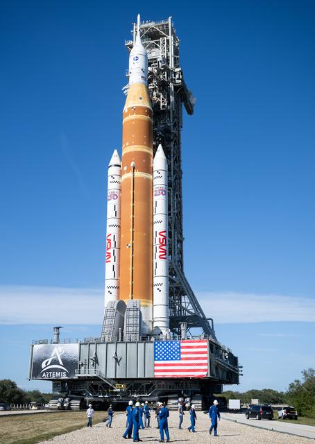 NASA image: Artemis II Rollout