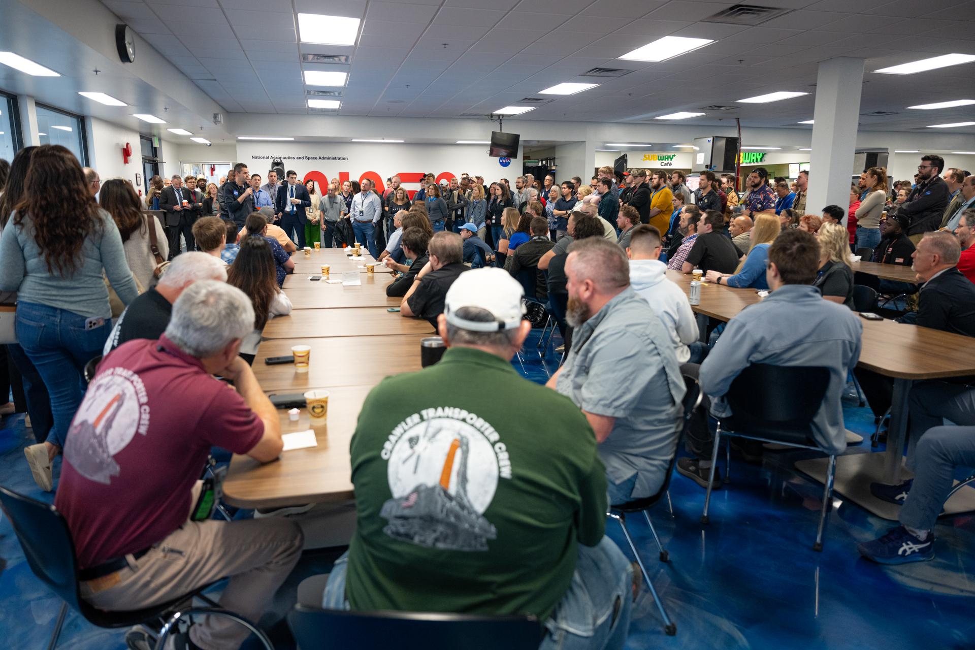 NASA Administrator Jared Isaacman speaks during a workforce Q&A session, Thursday, Jan. 22, 2026, at NASA’s Kennedy Space Center in Florida. Photo Credit: (NASA/John Kraus)