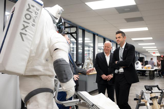 NASA image: Administrator Isaacman Visits Axiom Space