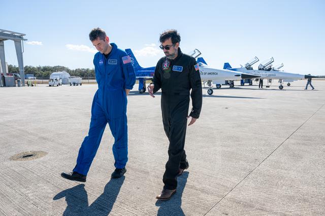 NASA image: Administrator Isaacman and Associate Administrator Kshatriya
