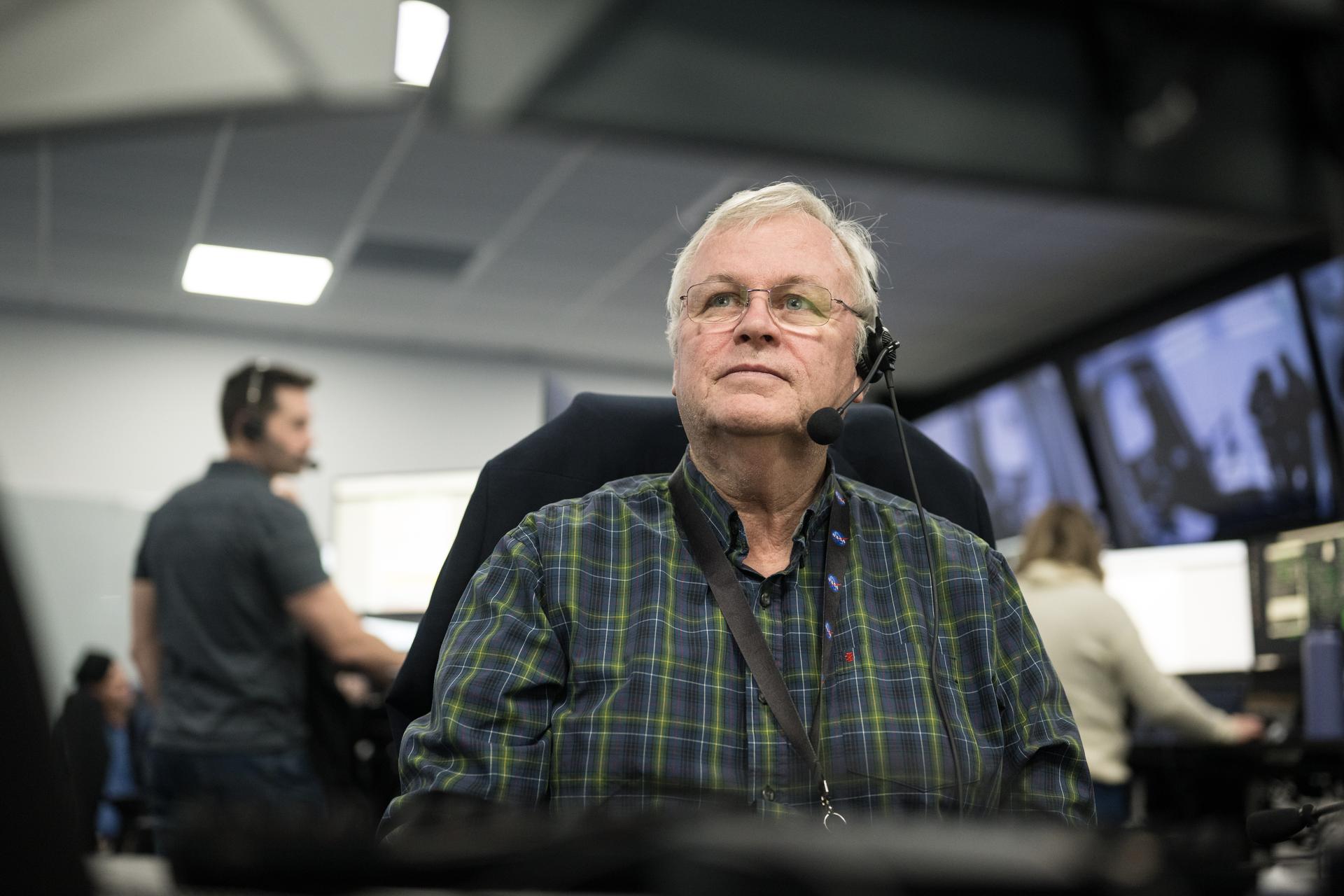 Teams monitor the countdown during a dress rehearsal in preparation for the launch of a SpaceX Falcon 9 rocket carrying the company's Dragon spacecraft on NASA’s SpaceX Crew-12 mission with NASA astronauts Jessica Meir, Jack Hathaway, ESA (European Space Agency) astronaut Sophie Adenot, and Roscosmos cosmonaut Andrey Fedyaev onboard, Monday, Feb. 9, 2026, in the control room of SpaceX’s HangarX at NASA’s Kennedy Space Center in Florida. NASA’s SpaceX Crew-12 mission is the twelfth crew rotation mission of the SpaceX Dragon spacecraft and Falcon 9 rocket to the International Space Station as part of the agency’s Commercial Crew Program. Meir, Hathaway, Adenot, and Fedyaev will launch from Space Launch Complex 40 at the Cape Canaveral Space Force Station. Photo Credit: (NASA/Aubrey Gemignani)