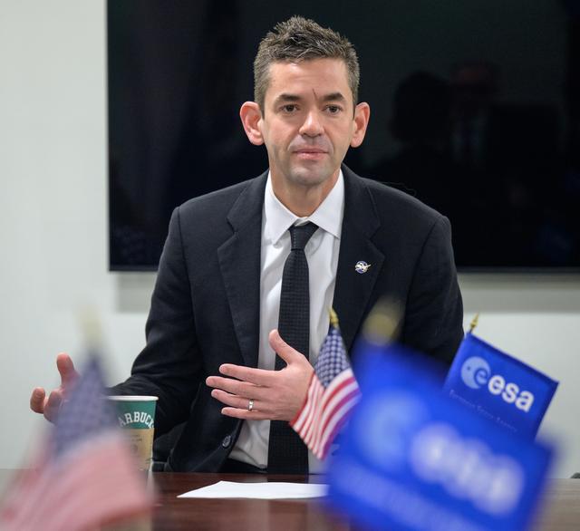 NASA image: NASA Admin Isaacman Meets with ESA Director General Aschbacher