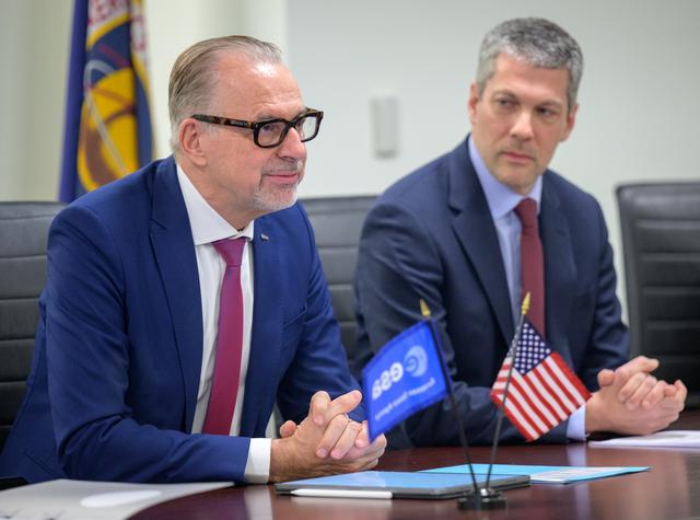NASA image: NASA Admin Isaacman Meets with ESA Director General Aschbacher