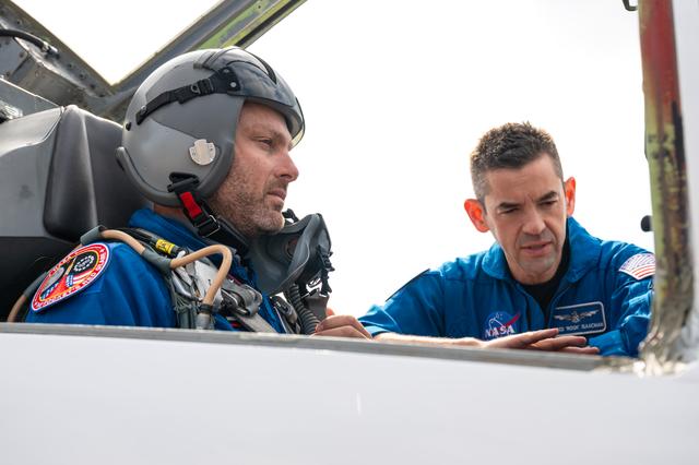 NASA image: Employee Flight with Administrator Isaacman