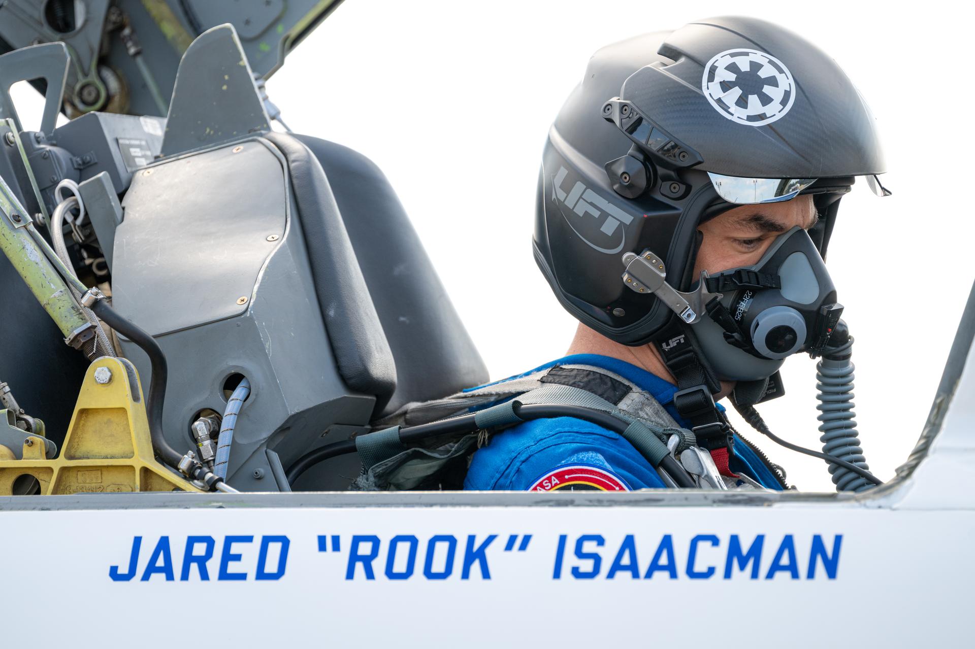 NASA Administrator Jared Isaacman is seen before an employee incentive flying event using his personal F-5 aircraft, Thursday, Feb. 12, 2026, at NASA’s Kennedy Space Center in Florida. Photo Credit: (NASA/John Kraus)