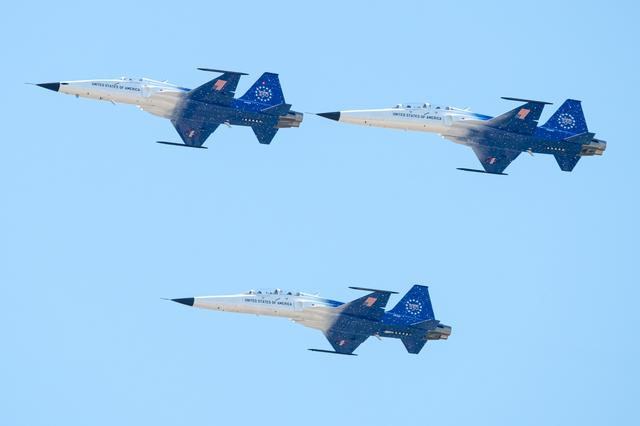 NASA image: Administrator Isaacman Flies His F-5 Aircraft
