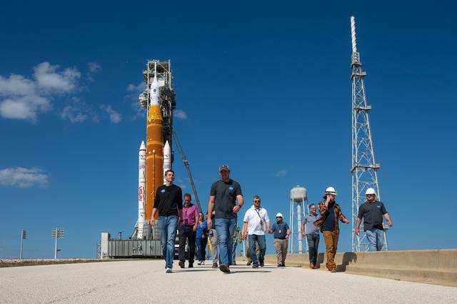 NASA image: Administrator Isaacman Visits Launch Complex 39B