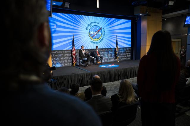 NASA image: Coffee and Donuts with Administrator Isaacman
