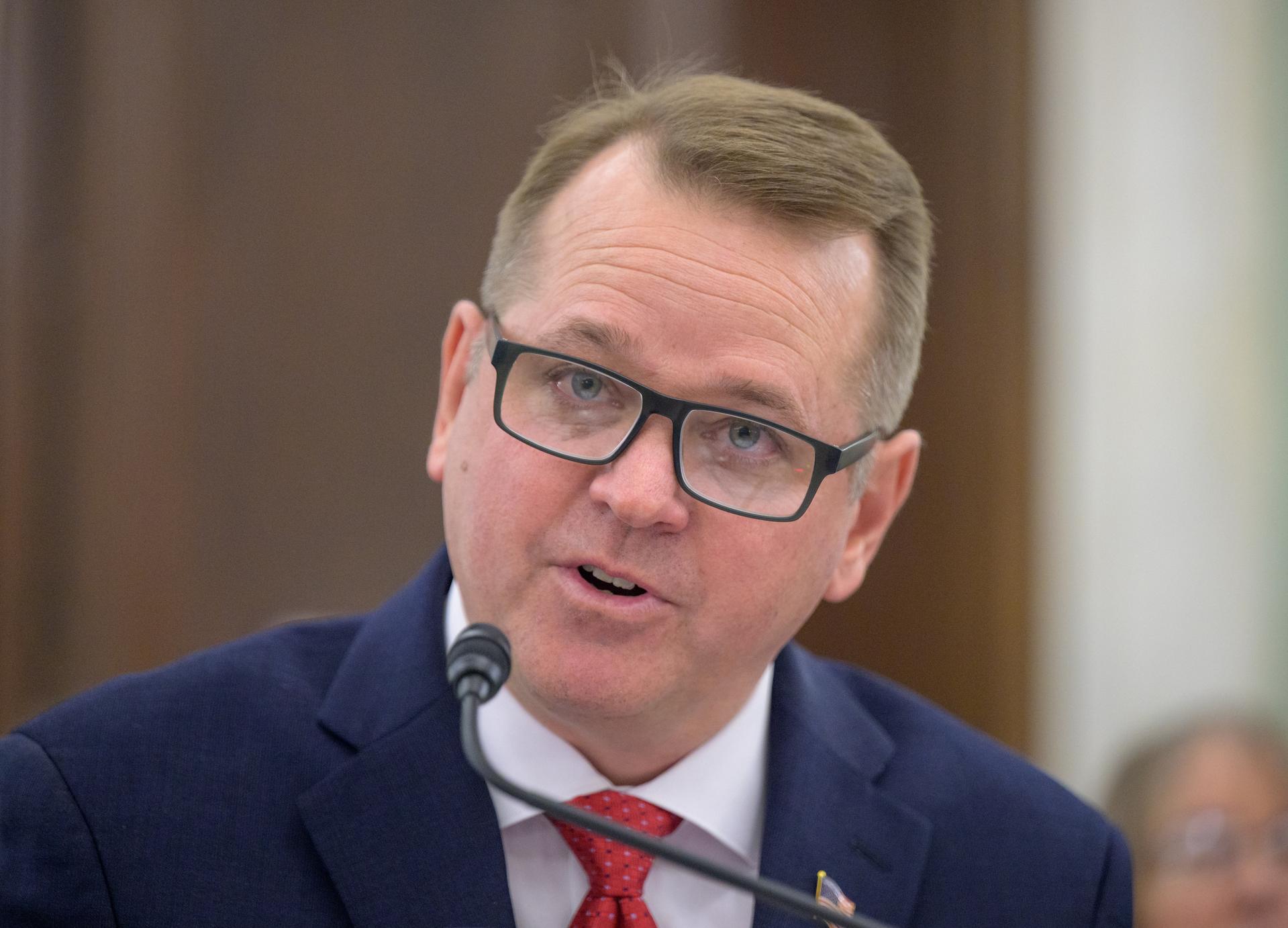 Matthew Anderson, President Trumps' nominee to be Deputy Administrator of the National Aeronautics and Space Administration, appears before the Senate Committee on Commerce, Science, and Transportation, Thursday, March 5, 2026, at the Russell Senate Office Building in Washington. Photo Credit: (NASA/Bill Ingalls)