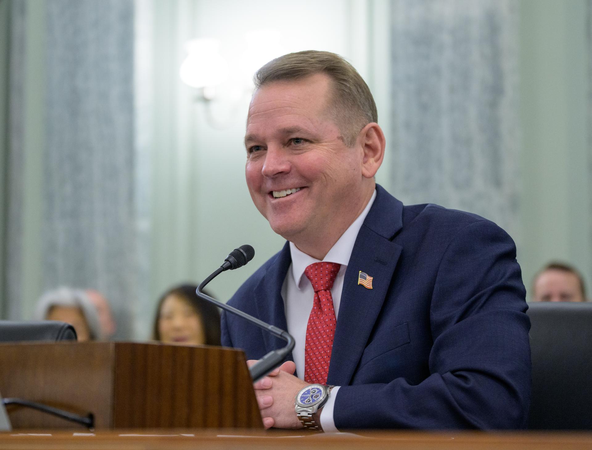 Matthew Anderson, President Trumps' nominee to be Deputy Administrator of the National Aeronautics and Space Administration, appears before the Senate Committee on Commerce, Science, and Transportation, Thursday, March 5, 2026, at the Russell Senate Office Building in Washington. Photo Credit: (NASA/Bill Ingalls)