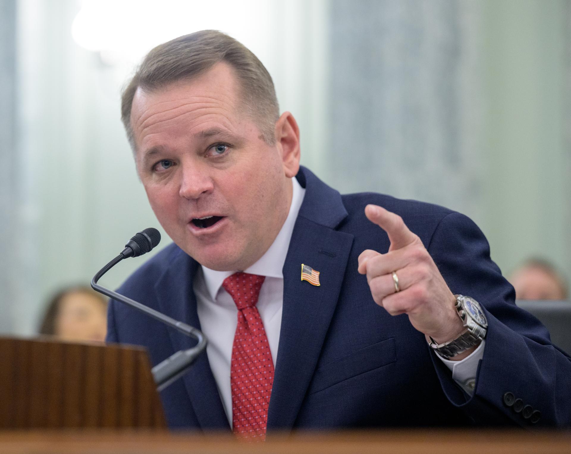 Matthew Anderson, President Trumps' nominee to be Deputy Administrator of the National Aeronautics and Space Administration, appears before the Senate Committee on Commerce, Science, and Transportation, Thursday, March 5, 2026, at the Russell Senate Office Building in Washington. Photo Credit: (NASA/Bill Ingalls)