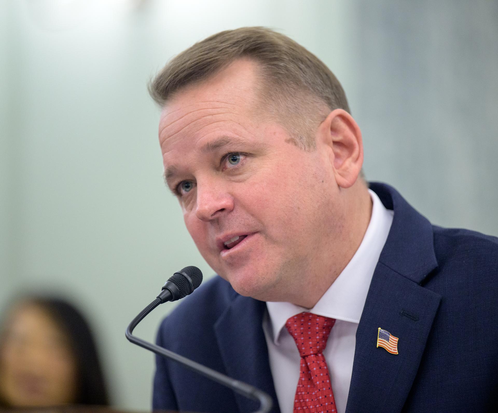 Matthew Anderson, President Trumps' nominee to be Deputy Administrator of the National Aeronautics and Space Administration, appears before the Senate Committee on Commerce, Science, and Transportation, Thursday, March 5, 2026, at the Russell Senate Office Building in Washington. Photo Credit: (NASA/Bill Ingalls)