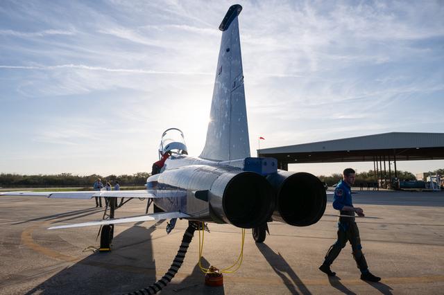 NASA image: Administrator Isaacman Flies His F-5 Aircraft