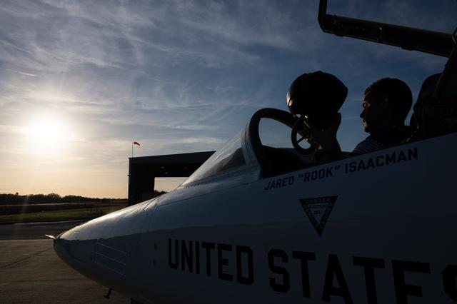 NASA image: Administrator Isaacman Flies His F-5 Aircraft
