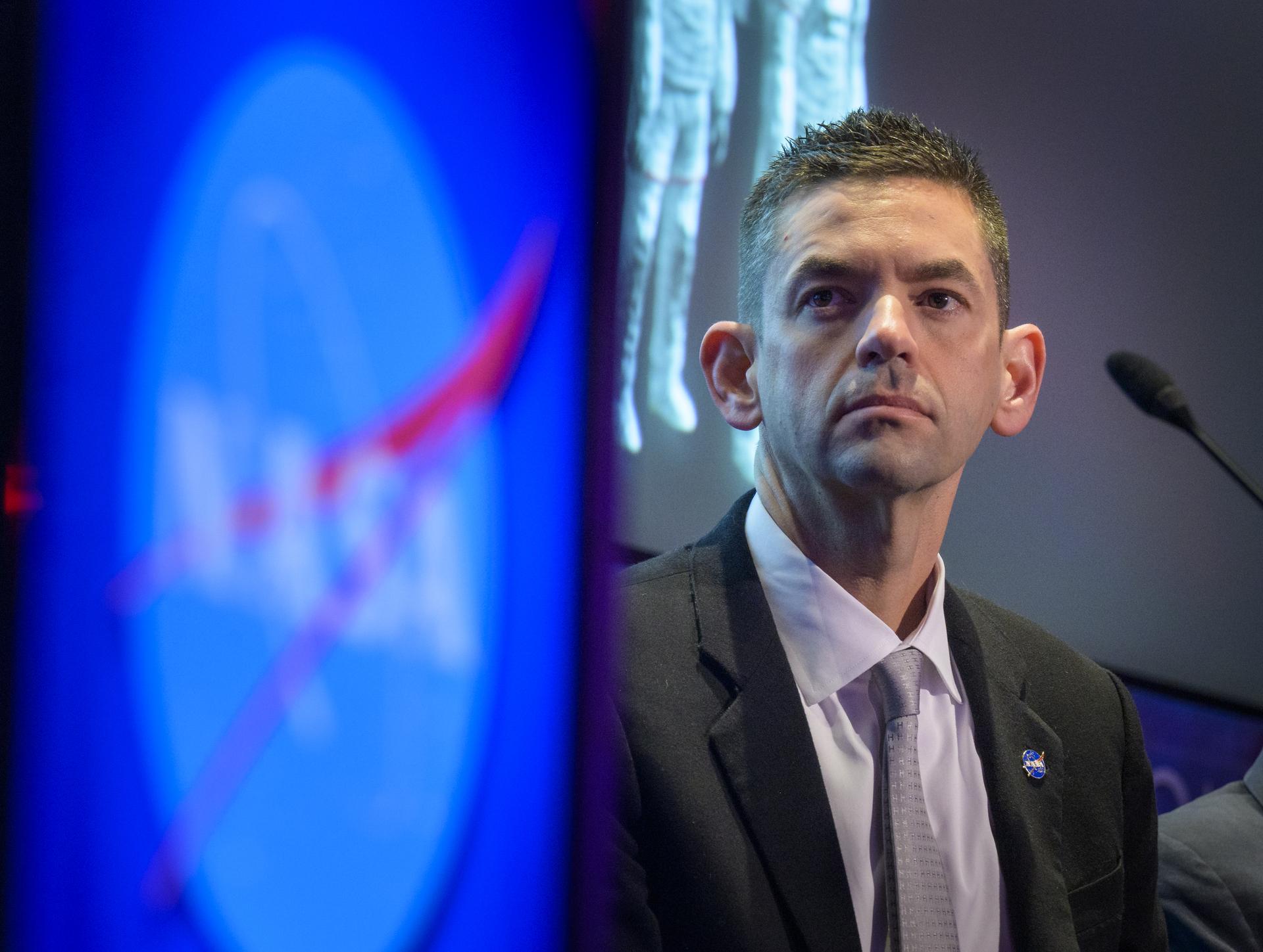 NASA Administrator Jared Isaacman is seen during an event where NASA is outlining how the agency is executing President Donald J. Trump’s National Space Policy and accelerating preparations for America’s return to the surface of the Moon by 2028, Tuesday, March 24, 2026, at the Mary W. Jackson NASA Headquarters building in Washington. During the event NASA leadership provided updates on mission priorities, including sending the first astronauts to the lunar surface in more than 50 years, establishing the initial elements of a permanent lunar base, getting America underway in space on nuclear propulsion, and other objectives. Photo Credit: (NASA/Bill Ingalls)