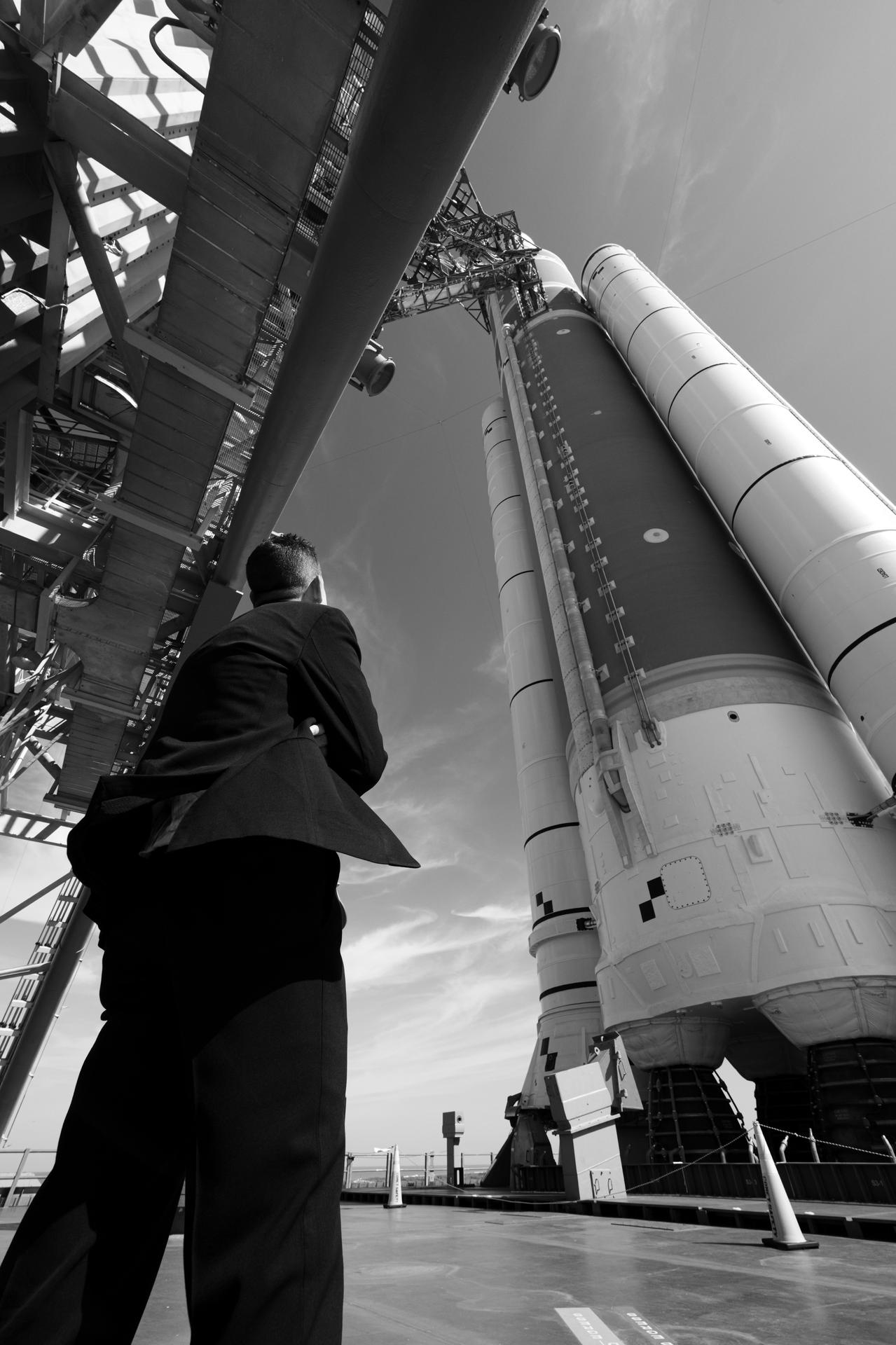 Administrator Isaacman Visits Launch Complex 39B