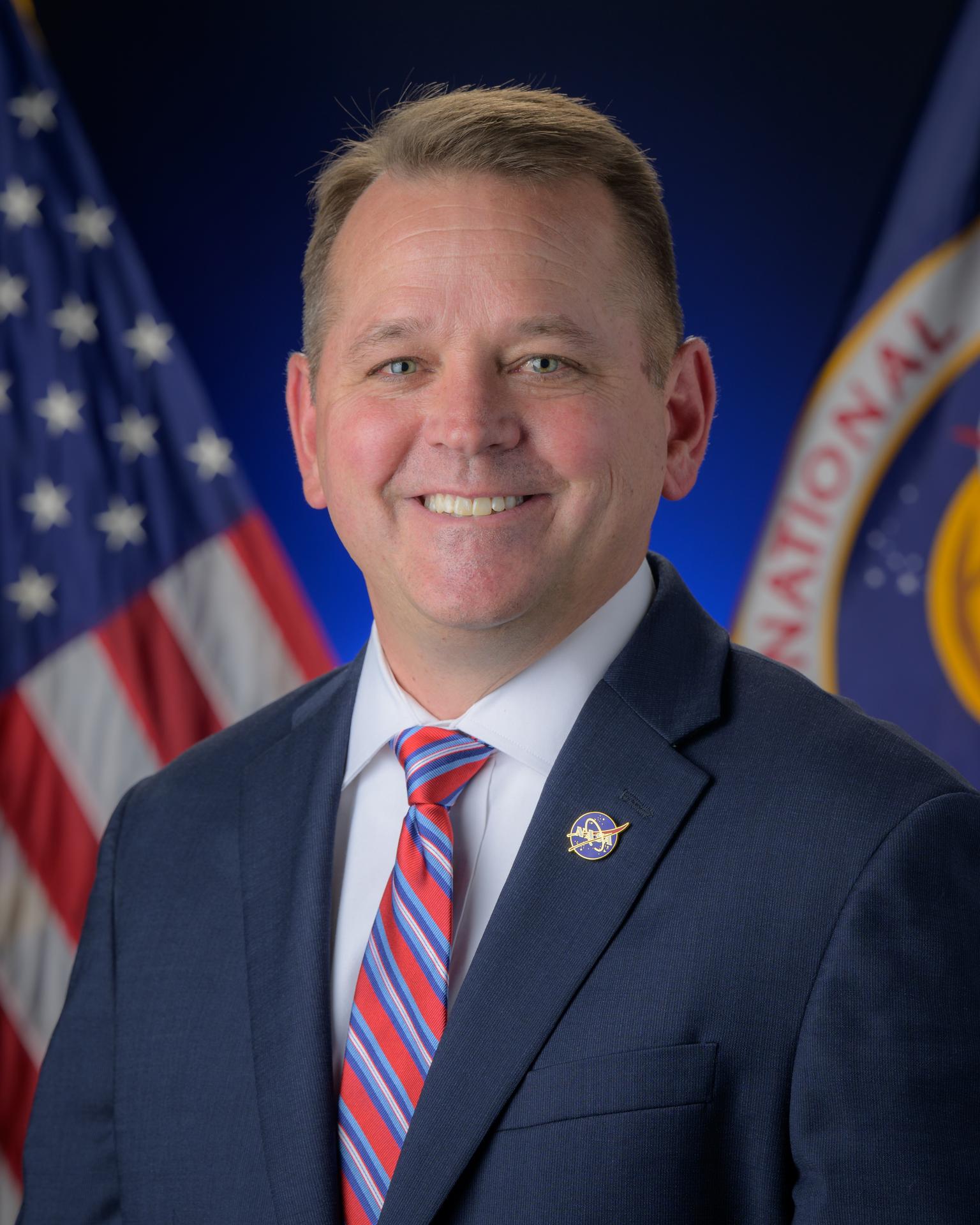 NASA Deputy Administrator Matt Anderson, Official Portrait, Thursday, May 21, 2026, at the Mary W. Jackson NASA Headquarters Building in Washington. Photo Credit: (NASA/Bill Ingalls)