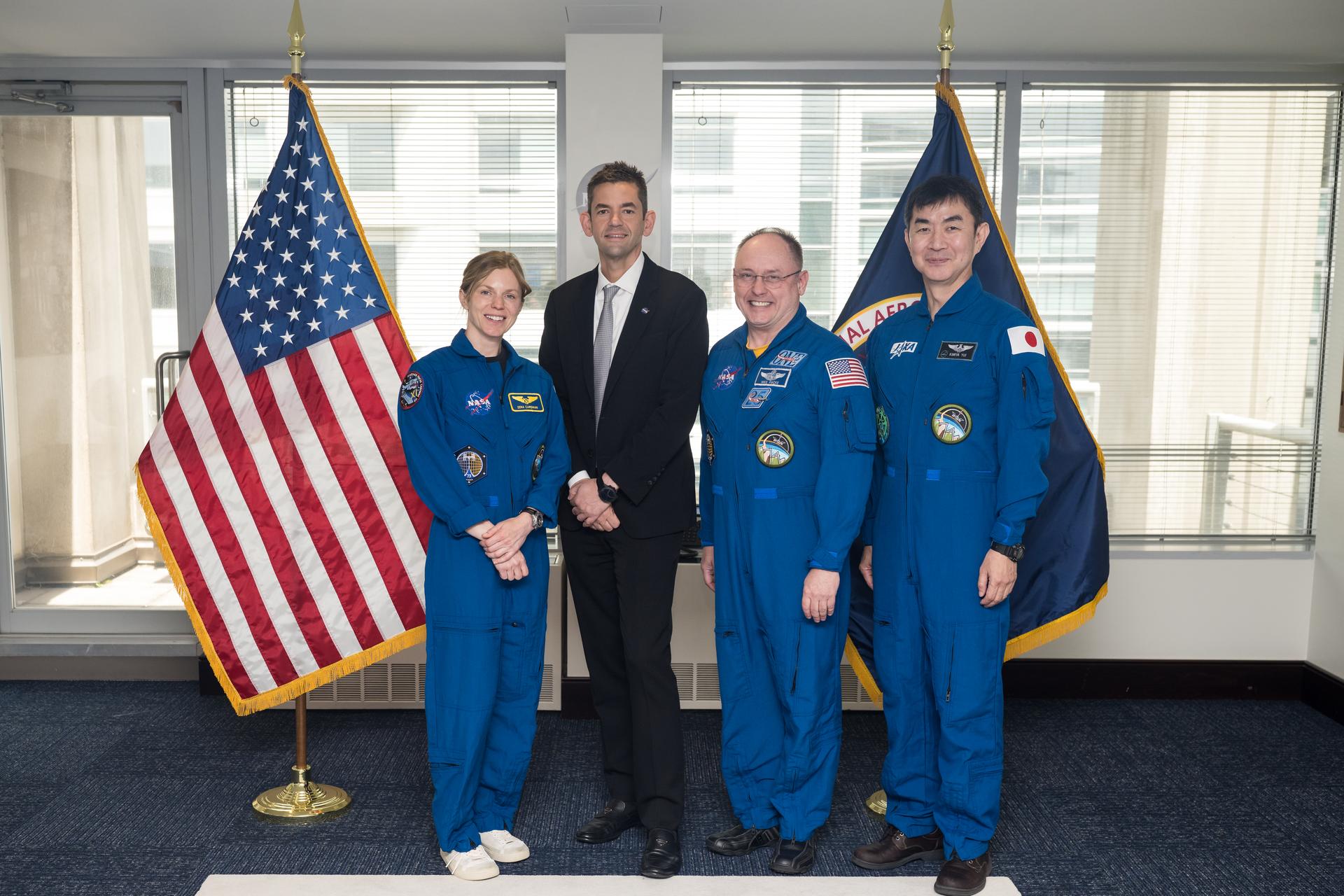 Admin Isaacman Meets with Crew of Expedition 73/74
