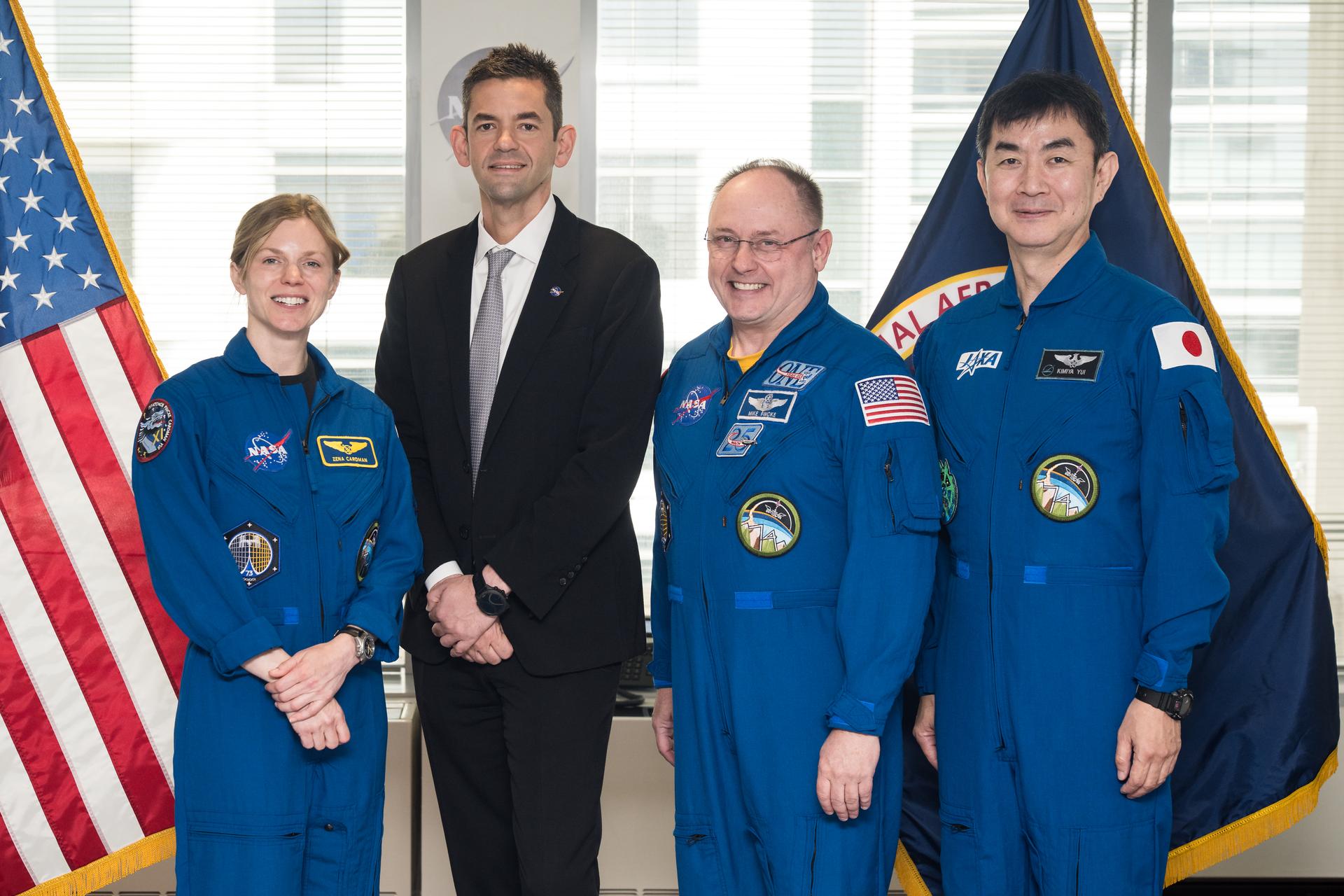Admin Isaacman Meets with Crew of Expedition 73/74