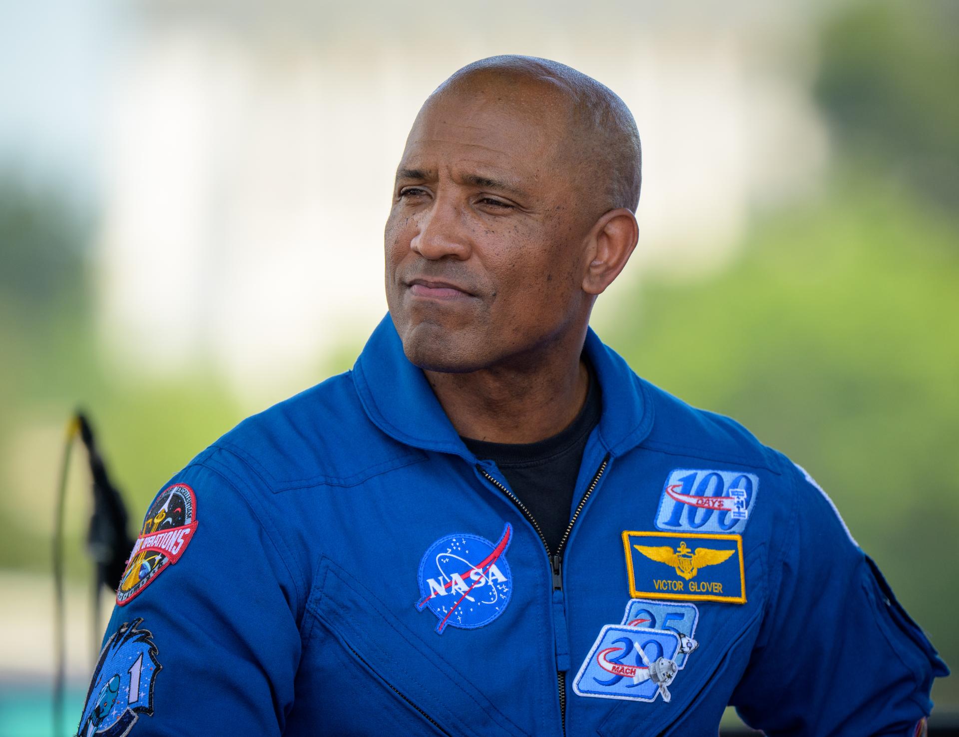 NASA astronaut Victor Glover, Artemis II pilot, participates in a panel discussion during the Great American State Fair, Saturday, July 4, 2026, on the National Mall in Washington, D.C.  Photo Credit: (NASA/Bill Ingalls)