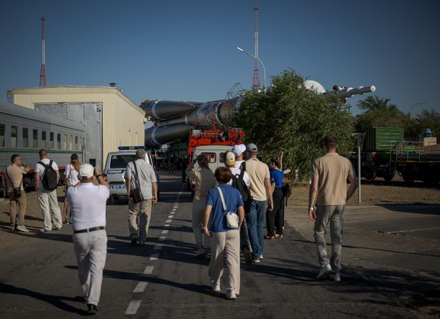 Expedition 75 Soyuz Rollout