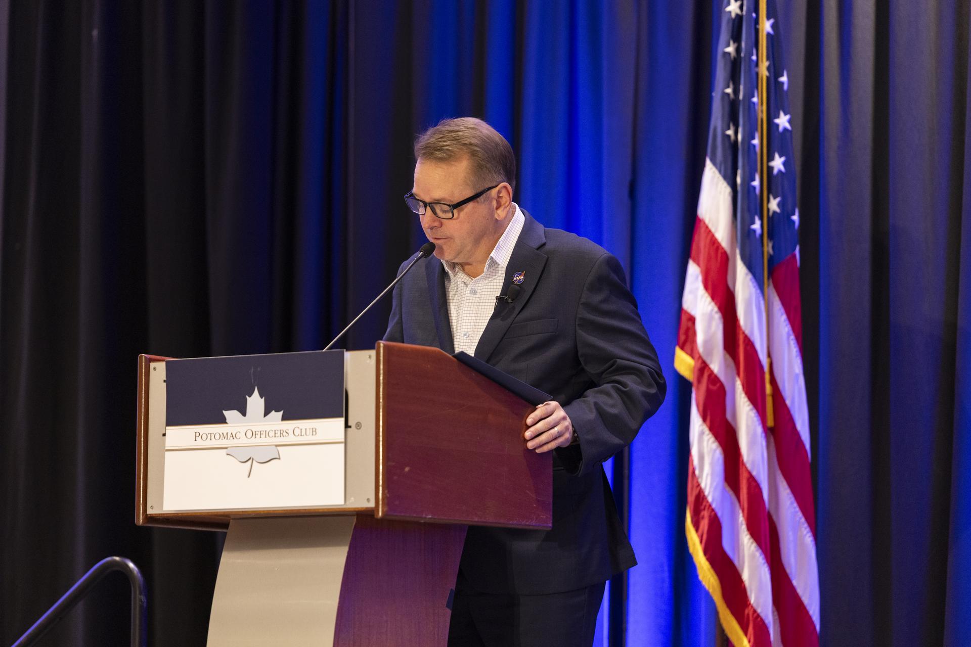 Deputy Administrator Matt Anderson Speaks at Potomac Officers Club's 2026 Air and Space Summit in McLean, Va.