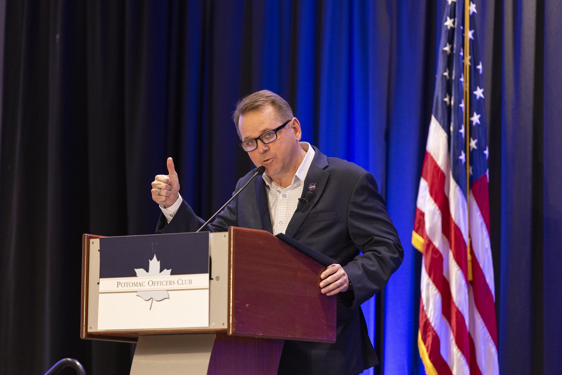 Deputy Administrator Matt Anderson Speaks at Potomac Officers Club's 2026 Air and Space Summit in McLean, Va.