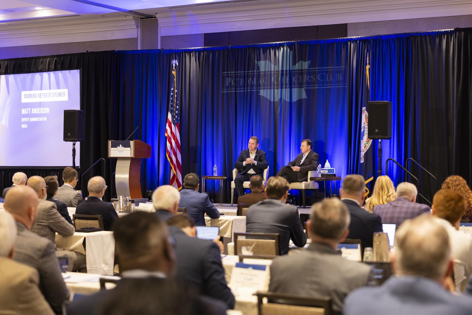 Deputy Administrator Matt Anderson Speaks at Potomac Officers Club's 2026 Air and Space Summit in McLean, Va.