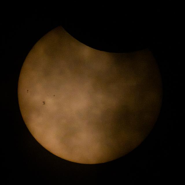 2026 Partial Solar Eclipse - ISS Transit