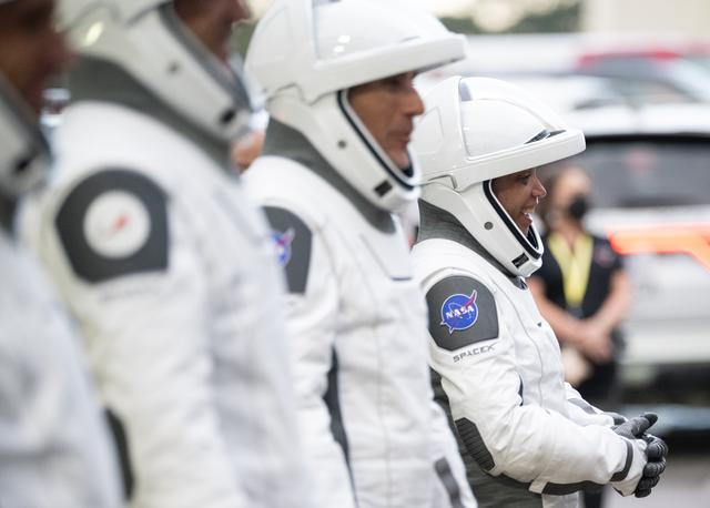NASA’s SpaceX Crew-13 Crew Walkout