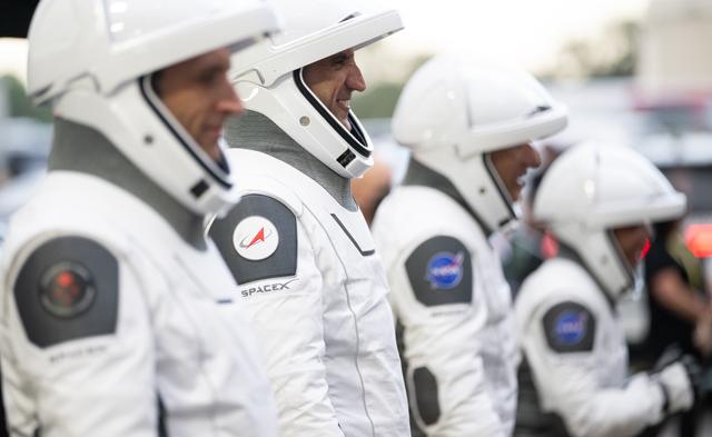 NASA’s SpaceX Crew-13 Crew Walkout