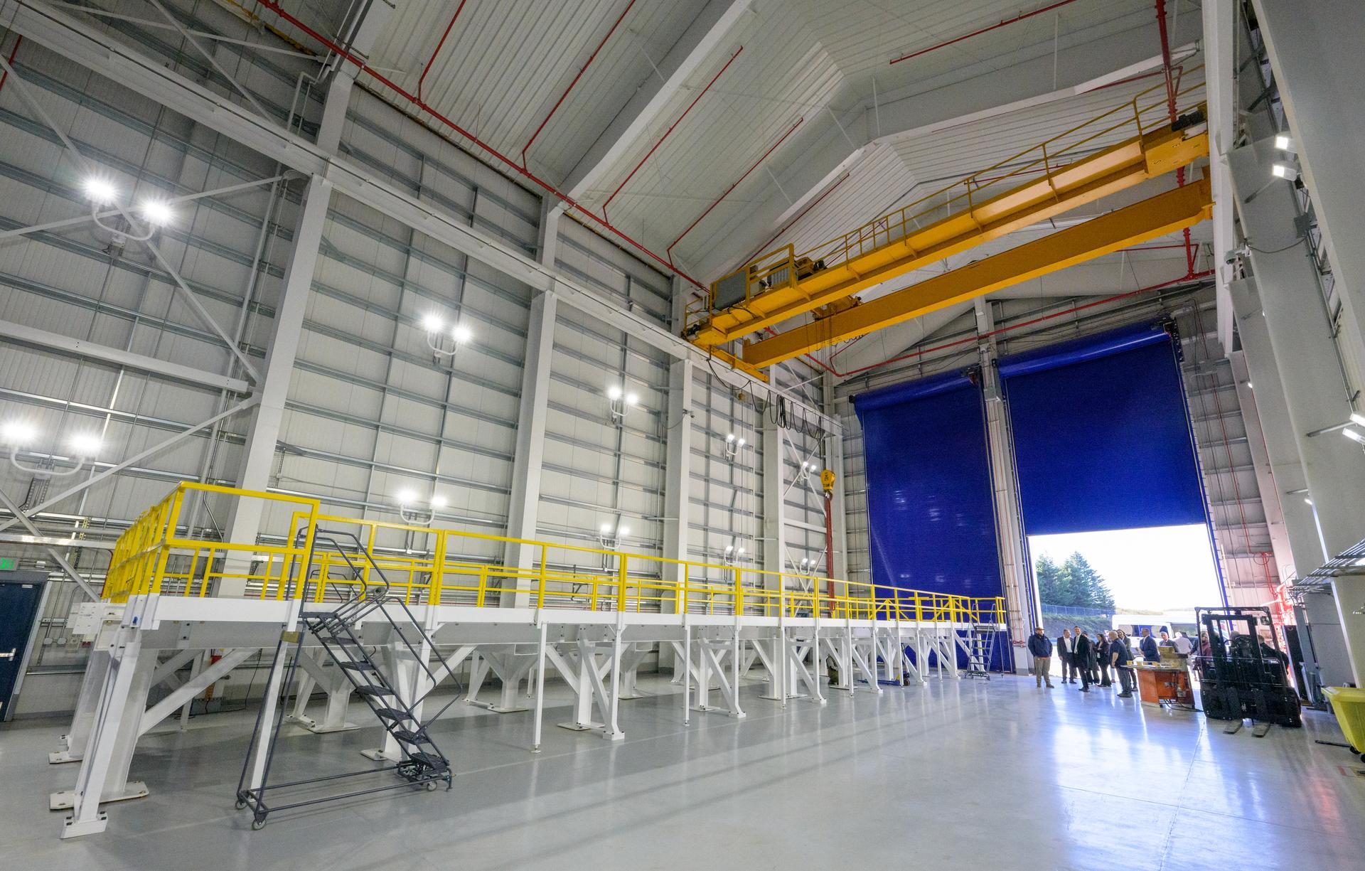 NASA Administrator Jared Isaacman tours the Integration Processing Facility at the Pacific Spaceport Complex-Alaska, Tuesday, Oct. 6, 2026, in Kodiak, Alaska. NASA’s visit to Alaska is part of the agency's Inspiration Tour, aimed at strengthening connections between NASA and its partners and showcasing innovation in air and space in the lead up to the MAX POWER aerospace technology expo and airshow at the agency's Kennedy Space Center in early November. Photo Credit: (NASA/Bill Ingalls)