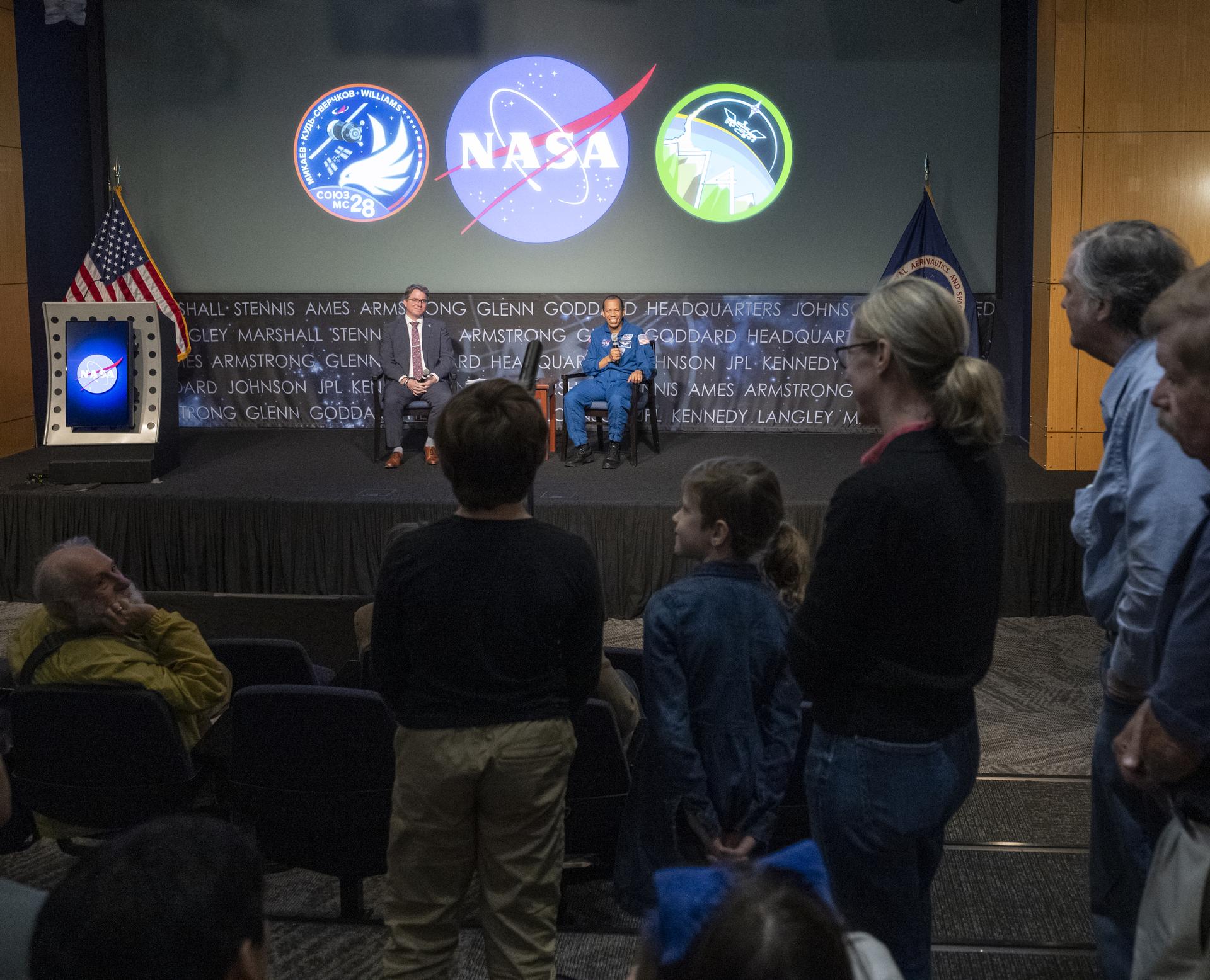 Astronaut Chris Williams at NASA HQ