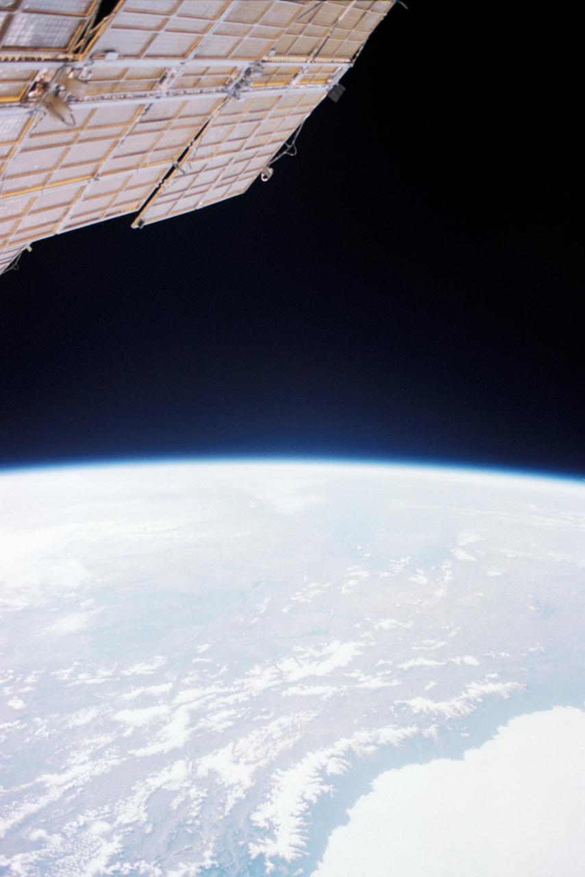 Overexposed earth observations taken during the NASA/Mir 21 mission from the Russian space station Mir by astronaut Shannon Lucid.