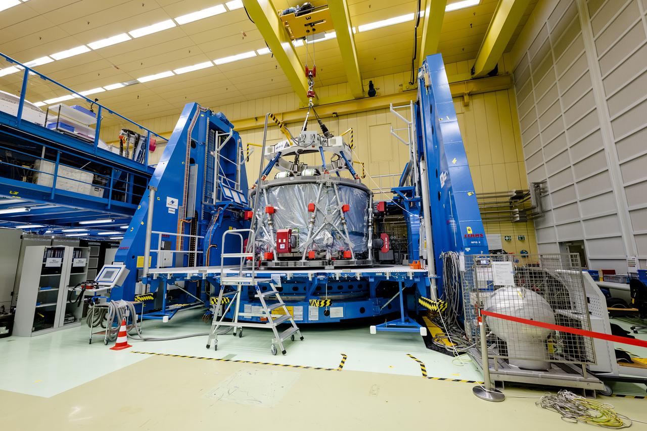 In Bremen, Germany the Airbus Space team prepares the European Service Module 2 for shipment to Kennedy Space Center. ESM2 will power Orion on Artemis II, our first flight with crew.