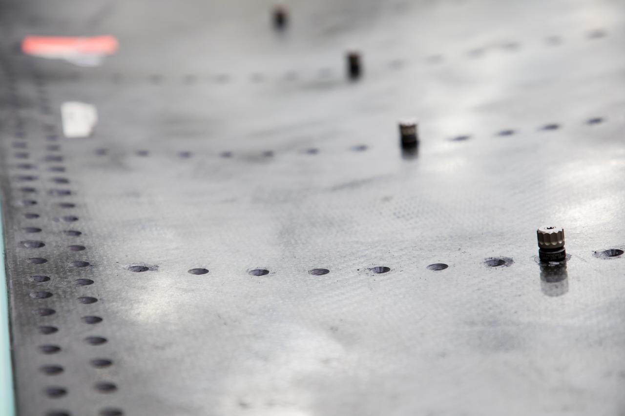 Lockheed Martin Photography By Garry Tice 1011 Lockheed Way, Palmdale, Ca. 93599 Event: SEG 410 Main Wing, COBRA Drillng Machine, Drilling Lower Wing Skins Date: 1/07/20 Additional Info: