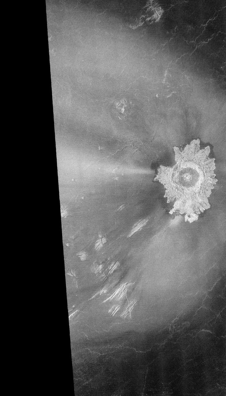 Many of the impact craters of Venus revealed by NASA Magellan spacecraft have characteristics unlike craters on any other planetary body. This crater, named Adivar, is located just north of the western Aphrodite highland. http://photojournal.jpl.nasa.gov/catalog/PIA00083