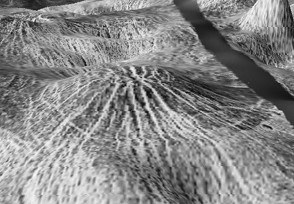 The view from NASA's Magellan spacecraft shows a 100-km-wide nova superposed on Yavine Corona. Coronae are roughly circular, volcanic features believed to form over hot upwellings of magma within the Venusian mantle.  http://photojournal.jpl.nasa.gov/catalog/PIA00150