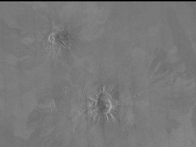 NASA image: Venus - Volcanic Domes East of Beta Regio