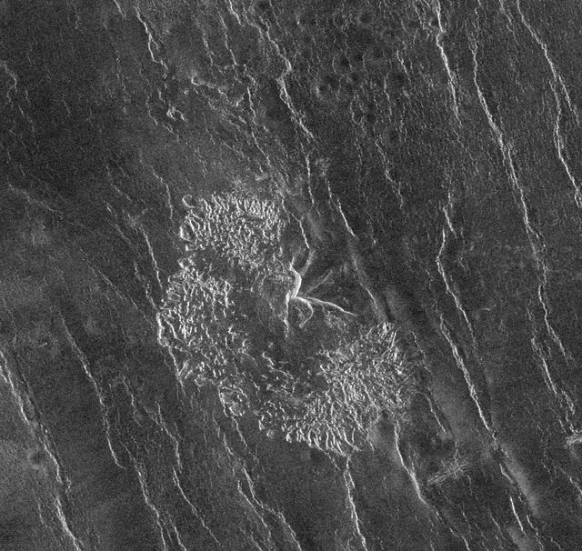 NASA image: Venus - Landslide Deposits